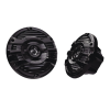 par de altavoces fabricados en grado marinos en color negro de 6.5" potencia máxima de 150 w