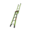 escalera de tijera 3 en 1 de 1.5 metros, fibra de vidrio (sku13906 001). hecha en e.u.a. (versión 2.0)