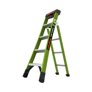 escalera de tijera 3 en 1 de 1.5 metros, fibra de vidrio (sku13906 001). hecha en e.u.a. (versión 2.0)