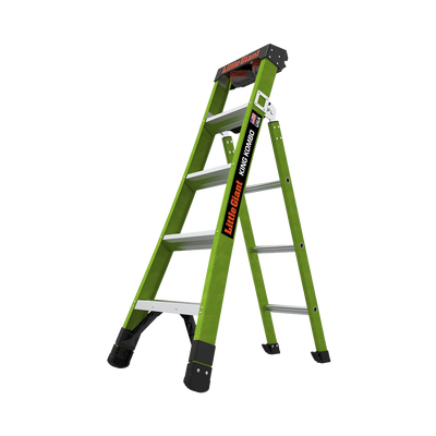 escalera de tijera 3 en 1 de 1.5 metros, fibra de vidrio (sku13906 001). hecha en e.u.a. (versión 2.0) escalera de tijera 3 en 1 de 1.5 metros, fibra de vidrio (sku13906 001). hecha en e.u.a. (versión 2.0)