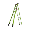 escalera de tijera 3 en 1 de 2.44 metros, fibra de vidrio (sku13908 001). hecha en e.u.a. (versión 2.0)