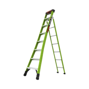 escalera de tijera 3 en 1 de 2.44 metros, fibra de vidrio (sku13908 001). hecha en e.u.a. (versión 2.0)