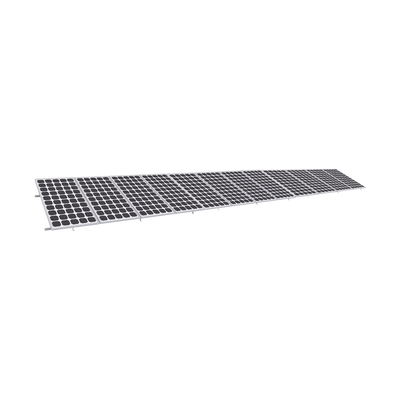 montaje para panel solar, riel "8" de 5400mm para módulos con espesor de 35mm, velocidad de viento máx. 136km/h (20° a 45°) montaje para panel solar, riel "8" de 5400mm para módulos con espesor de 35mm, velocidad de viento máx. 136km/h (20° a 45°)