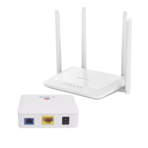 kit 1 onu bridge v sol, dual gpon/epon con router home mesh ideal para distribuciones wisp de mayor cobertura wi fi en hogares y oficinas