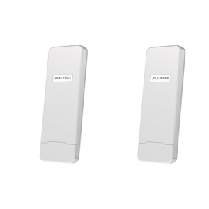 kit de enlace ptp de 2 puntos de acceso c1an con antena integrada de 14 dbi en 5 ghz, mimo 2x2, hasta 4 km, administración en nube gratis con insights