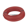 kit de 2 rollos de 25 metros de cable fotovoltaico de cobre, rojo y negro, calibre 10 awg (6mm²), tipo pv, 1000/2000 v y 120°c.