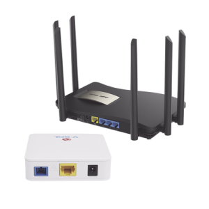 kit 2 onu bridge v sol, dual gpon/epon con router home mesh ideal para distribuciones wisp de mayor cobertura wi fi en hogares y oficinas