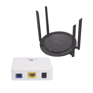 kit 2 onu bridge v sol, dual gpon/epon con router home wi fi ideal para distribuciones wisp de mayor cobertura wi fi en hogares y oficinas