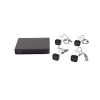 [dual light] kit turbohd 3k (5 megapixel) / dvr 4 canales / 4 cámaras bala dual light / micrófono integrado / accesorios de interconexión / fuente de poder