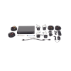 [dual light] kit turbohd 3k (5 megapixel) / dvr 4 canales / 4 cámaras bala dual light / micrófono integrado / accesorios de interconexión / fuente de poder