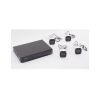 [dual light] kit turbohd 3k (5 megapixel) / dvr 4 canales / 4 cámaras bala dual light / micrófono integrado / accesorios de interconexión / fuente de poder