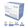 kit turbohd 720p / dvr 4 canales / 4 cámaras bala de metal / 4 cables 18 mts / h.265+ / 1 fuente de poder profesional / accesorios de instalación