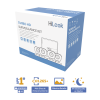 kit turbohd 720p / dvr 4 canales / 4 cámaras bala de policarbonato / 4 cables 18 mts / 1 fuente de poder profesional