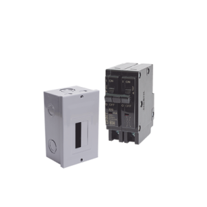kit centro de carga para sobreponer con 1 interruptor térmico de 2 polos, 30amp 120/240vca 10ka.
