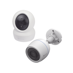 kit de cámaras wifi / incluye 1 pieza c6n para uso en interior y 1 pieza cs c3tn para uso en exterior / detección de movimiento / notificaciones instantáneas