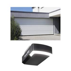 kit completo puerta d/ garage 14x7 pies / lisa linea central / color blanco / insulada / incluye motor fs1000apprt / 1/2hp / fuerte/silencioso/luz led/motor dc .