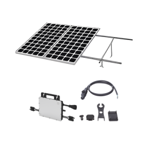 kit solar para interconexión de 1.1 kw de potencia pico 220vcc con microinversor 1kw y 2 módulos de 550 w (incluye montaje )