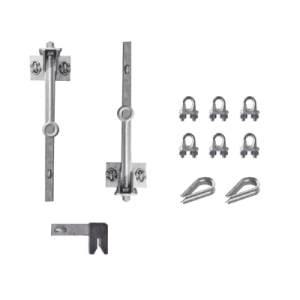 kit de línea de vida para torres stz30g, stz35g y stz45g hasta 15 metros de altura.