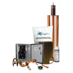 kit de tierra física modelo tg100k con electrodo magnetoactivo 67 x 17 cm, capacidad max: 100 amp