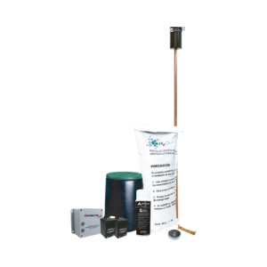 kit de tierra física (variground) con supresor de pico (soho) y accesorios de instalación.,