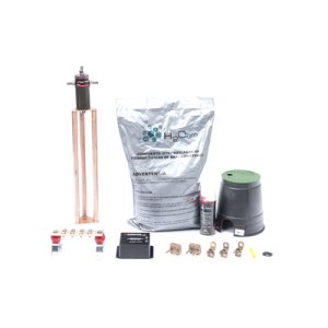 kit de tierra física con electrodo magnetoactivo de 45 amp y supresor de picos soho