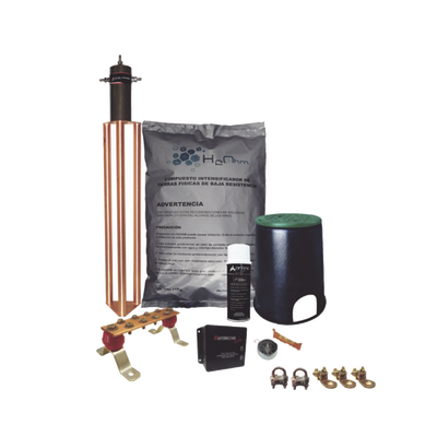 kit de tierra física con electrodo magnetoactivo de 45 amp y supresor de picos soho kit de tierra física con electrodo magnetoactivo de 45 amp y supresor de picos soho