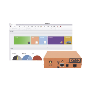 inicie o renueve su central de monitoreo de alarmas, kit 1 receptora extriumdt42v2 y software de monitoreo suscripción de 1 año.
