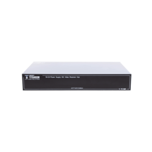 (solo receptor) transceptor activo de 16 canales / video+poder en un solo cable utp / 150 metros en 4k, 200 metros en 5 mp/ envía 36 vcc y recibe 12 vcc / todo incluido para rack / hd tvi/cvi/ahd/cvbs / sin ruido / instalaciÓn limpia.
