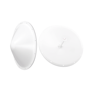 kit de antena y radomo, ganancia de 28 dbi, rango de frecuencia extendida (4.9 a 6.5 ghz), conectores sma macho inverso, incluye jumper, distancia de hasta 15 km