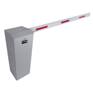 kit de barrera vehicular derecha color gris y brazo ajustable de 3.6 a 5.5 m