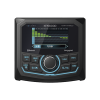 estéreo marino sumergible ip66, con pantalla de 2.7 pulgadas, conexión bluetooth, iluminación multicolor variable, con entrada usb