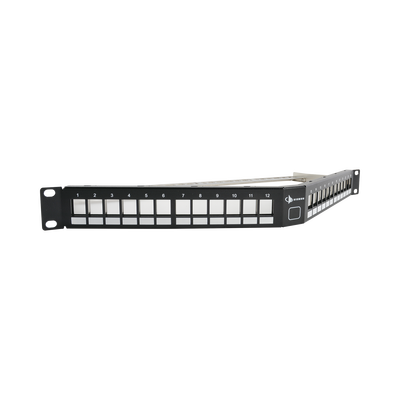 patch panel utp keystone de 24 puertos modular (vacío), angulado, 1ur, compatible con jacks keystone utp z max® y max® patch panel utp keystone de 24 puertos modular (vacío), angulado, 1ur, compatible con jacks keystone utp z max® y max®