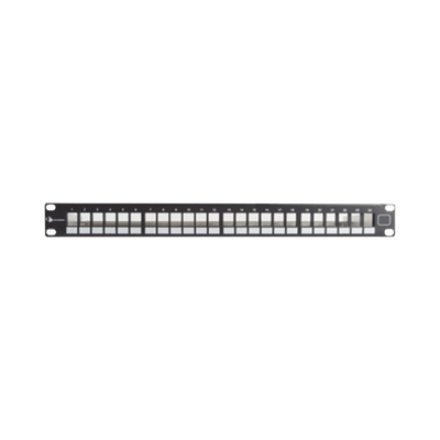 patch panel utp keystone de 24 puertos modular (vacío) , plano, 1ur, compatible con jacks keystone utp z max® y max® patch panel utp keystone de 24 puertos modular (vacío) , plano, 1ur, compatible con jacks keystone utp z max® y max®