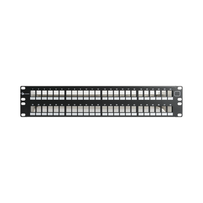 patch panel utp keystone de 48 puertos modular (vacío) , plano, 2ur, compatible con jacks keystone utp z max® y max® patch panel utp keystone de 48 puertos modular (vacío) , plano, 2ur, compatible con jacks keystone utp z max® y max®