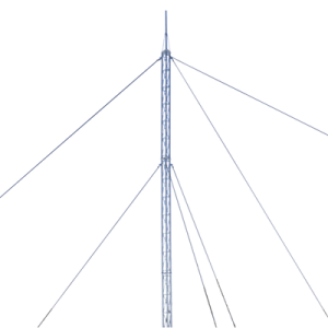 kit de torre arriostrada de techo de 24 m con tramo stz30g galvanizada por inmersión en caliente (no incluye retenida).