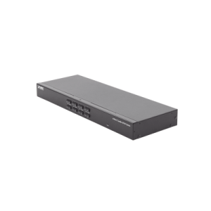 switch para monitor kvm de 8 puertos vga, permite el acceso y controla hasta 8 computadoras desde una sola consola (teclado, ratón y monitor).