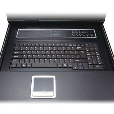 switch kvm con monitor de 17"con teclado y trackpad para rack de 1u de cuatro postes, 8 puertos vga para acceder y controlar hasta 8 computadoras desde una sola consola switch kvm con monitor de 17"con teclado y trackpad para rack de 1u de cuatro postes, 8 puertos vga para acceder y controlar hasta 8 computadoras desde una sola consola