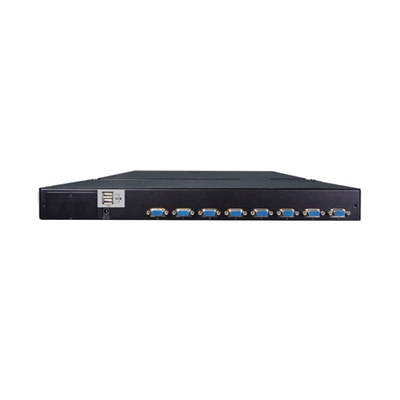 switch kvm con monitor de 17"con teclado y trackpad para rack de 1u de cuatro postes, 8 puertos vga para acceder y controlar hasta 8 computadoras desde una sola consola switch kvm con monitor de 17"con teclado y trackpad para rack de 1u de cuatro postes, 8 puertos vga para acceder y controlar hasta 8 computadoras desde una sola consola