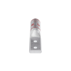 zapata de compresión aluminio lab750 12 24r para cal. 750 kcmil, doble barreno para tornillo prisionero de 1/2, espaciado de orificio 44.45mm, 1 pz