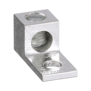 conector mecánico de aluminio, de un orificio 1/4" y un barril, para cable de 14 a 2 awg. 1 pieza