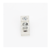 conector mecánico de aluminio, de un orificio y un barril, para cable de 14 a 2 awg. 1 pieza