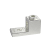 terminal tipo lengüeta recta de aluminio con agujero 1/4", y barril para cable #14 2/0 awg