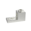 terminal tipo lengüeta recta de aluminio con agujero 1/4", y barril para cable #14 2/0 awg
