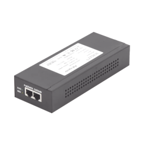 inyector super hi poe / 56 vcc / 30 watts / para domos hikvision ptz / ip ( ae / de) / soporta 802.3 af /at / para aplicaciones de cctv