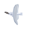 litebeam airmax m5 cpe hasta 100 mbps, 5 ghz (5150 5875 mhz) con antena integrada de 23 dbi
