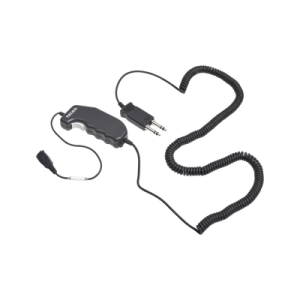 cable adaptador con ptt y desconexión rápida para diadema de despacho telex