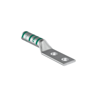 zapata de compresión lcc2 14a q para cal. 2 awg, doble barreno para tornillo prisionero de 1/4, espaciado de orificio 16 mm, 1 pz