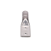 zapata de compresión lcc500 12 6 para cal. 500 kcmil, doble barreno para tornillo prisionero de 1/2, espaciado de orificios 44.5mm, 1 pz