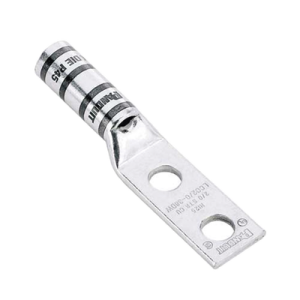 zapata de compresión lcc6 12w l para cal. 6 awg, doble barreno para tornillo prisionero de 1/2, espaciado de orificio 44.5mm, 1 pz