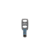zapata de compresión lcc6 38d l para cal. 6 awg, doble barreno para tornillo prisionero de 3/8, espaciado de orificio 25.4mm, 1 pz